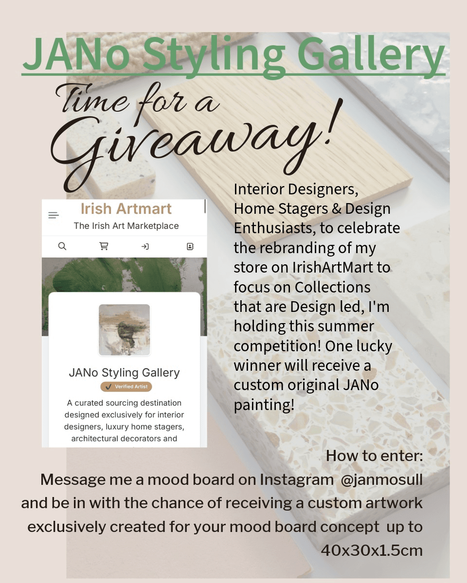 Win a Bespoke Original Painting — JANo Styling Gallery